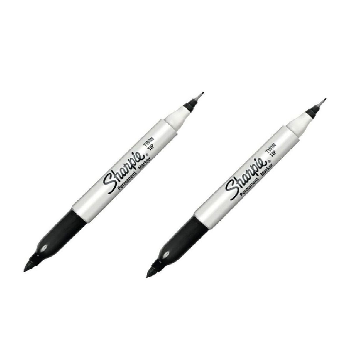 SHARPIE - Marcador Permanente Twin Tip Negro Sharpie X2 Und