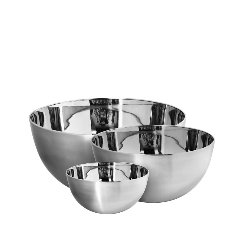 TEZZIO - Set x 3 Bowls Tezzio Acero Inoxidable