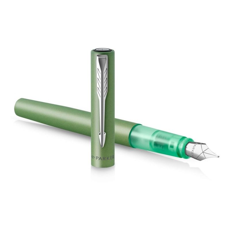 PARKER - Pluma Estilográfica Verde Parker Original Vector XL