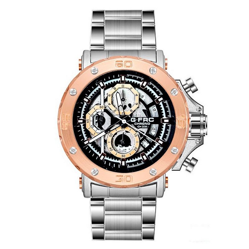 GFORCE - Reloj G-force Original H3799g Cronografo Acero  Estuche