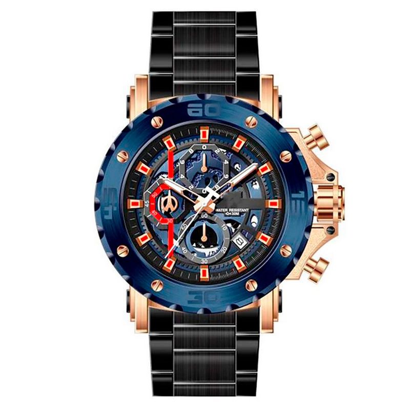GFORCE - Reloj G-force Original H3799g Cronografo Acero  Estuche