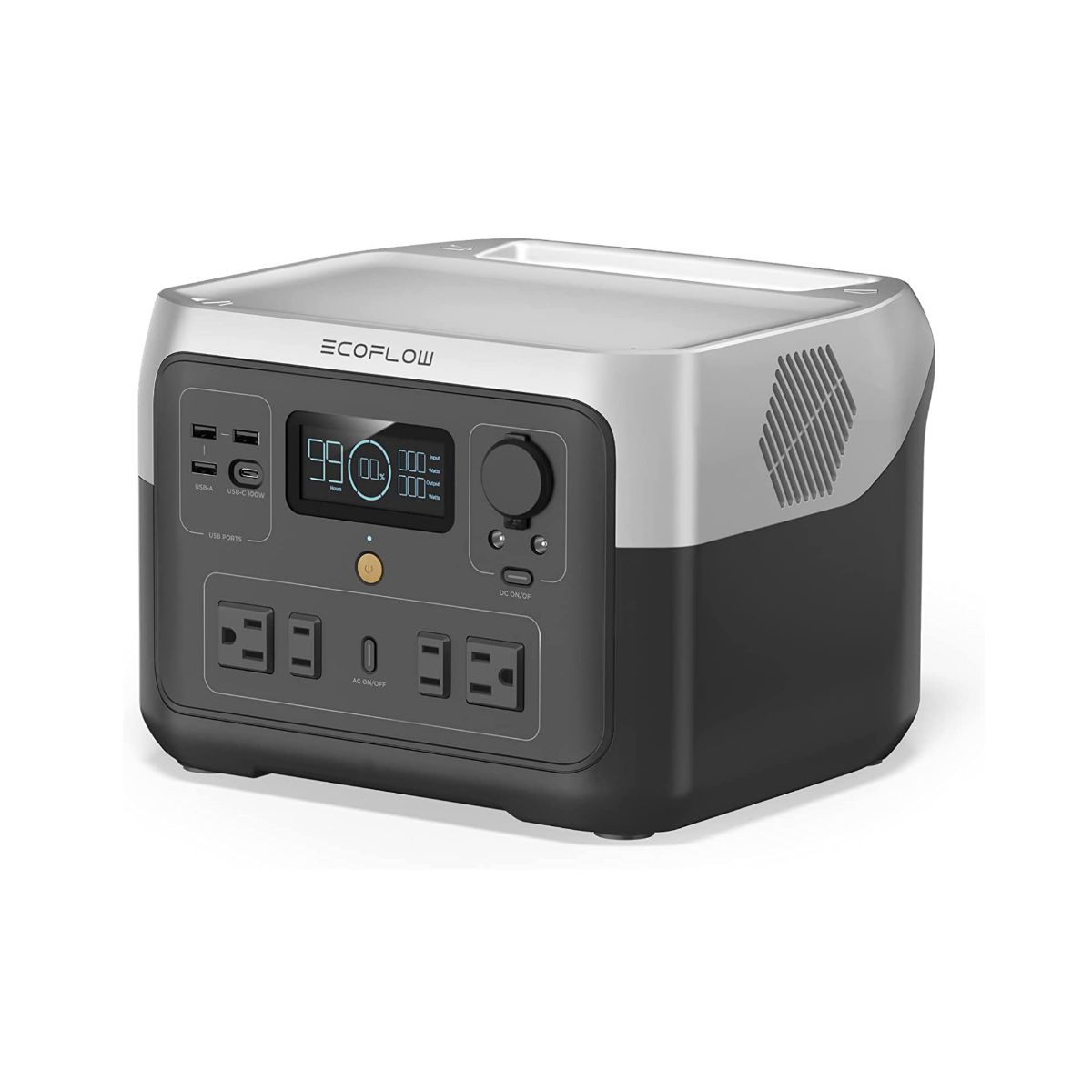 ECOFLOW - Estación de Energía Portátil Ecoflow RIVER 2 MAX 500W Potencia 512Wh Capacidad