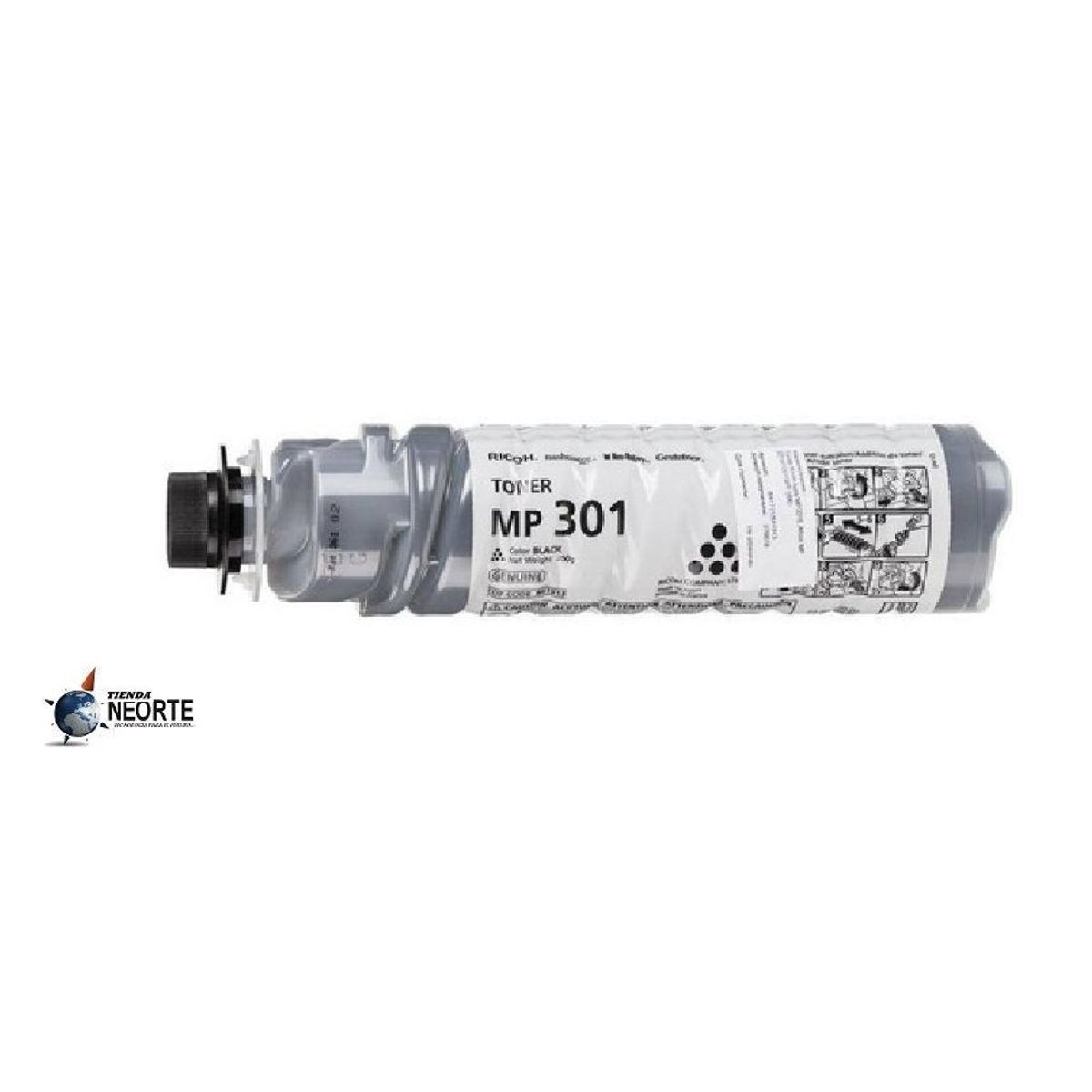 RICOH - Toner ricoh mp301 original 8.000 copias 5% cobertura
