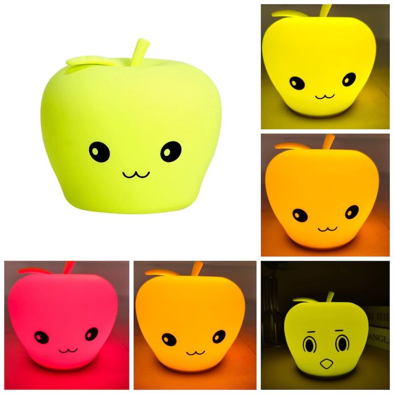 GENERICO - Lamparita Manzana Para Niños  Luz De Guarderia Para Bebe Favorito.