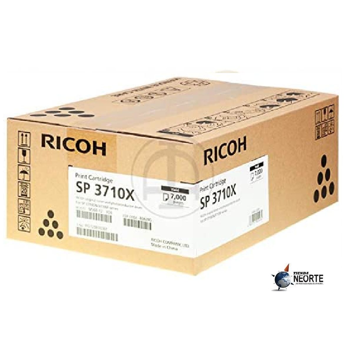 RICOH - Toner ricoh sp3710 x m320f original 7.000 copias negro