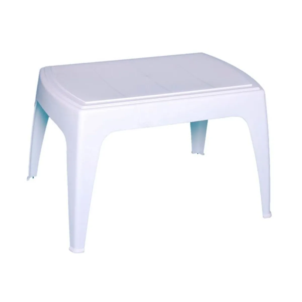 RIMAX - Mesa De Centro Rimax Plastica Blanco.