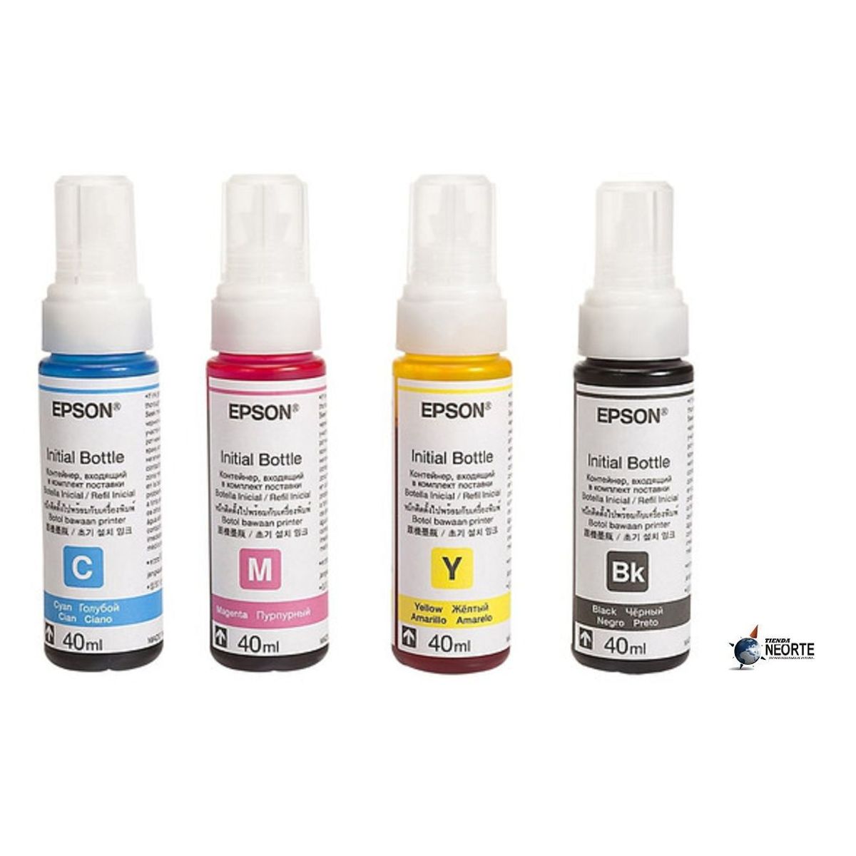 EPSON - Tinta epson 664 original 100%l 40ml (x4)  l120 /l210/ l220 /l395