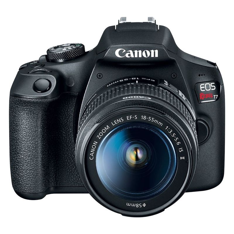CANON - Camara Canon Eos Rebel T7 Kit 18-55mm WiFi 24.1 mpx