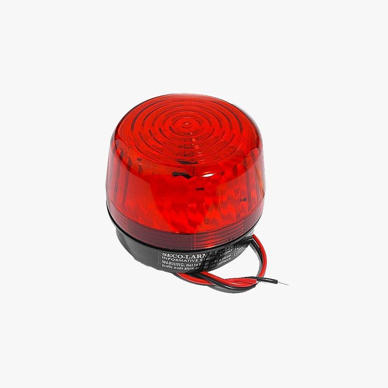 ZER - LUZ ESTROBOSCOPICA 12VDC MAX 300 MA MATERIAL PC COLOR ROJO