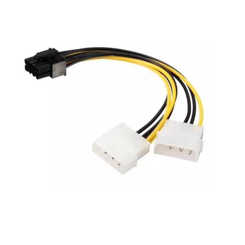 GENERICO - Cable De Molex A 8 Pines Solo Para Tarjetas De Video