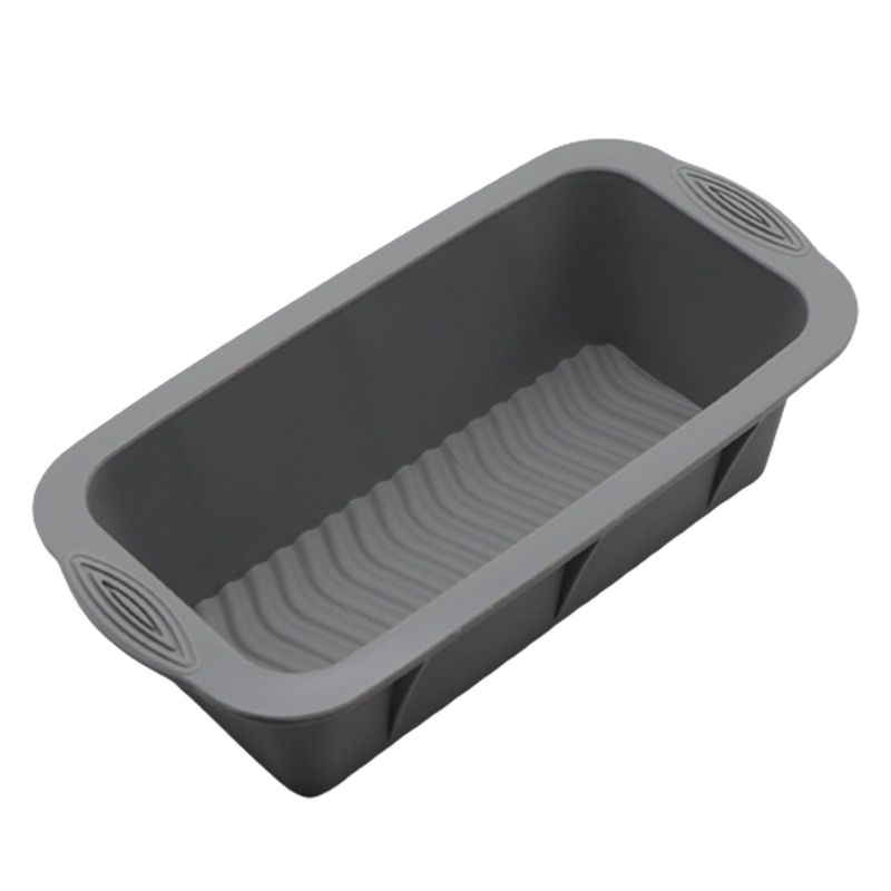 GENERICO - Molde Torta Ponque Horno Silicona Rectangular 25cmx13cmx7cm