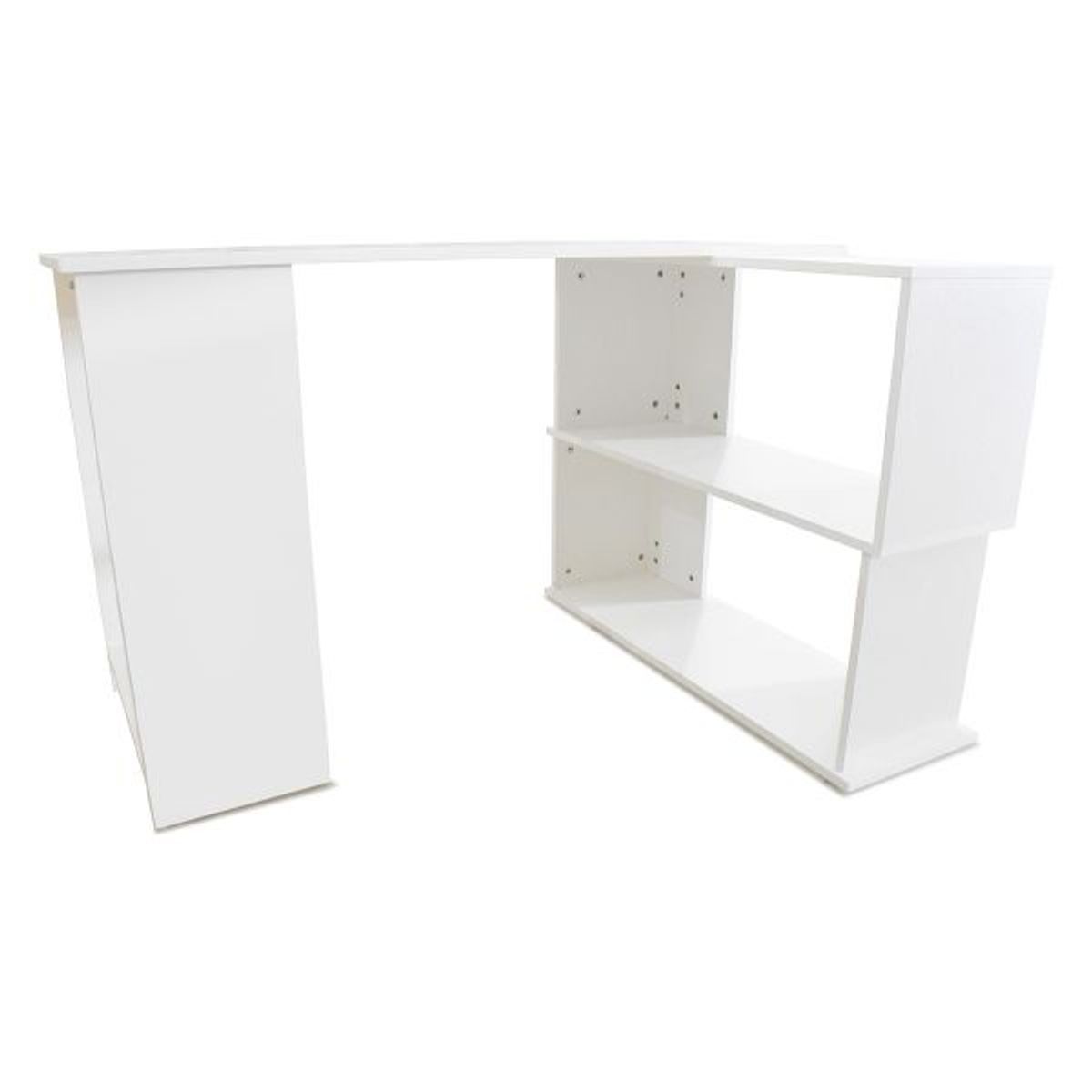 SUKRA - Escritorio De Oficina Dual Blanco Sukra