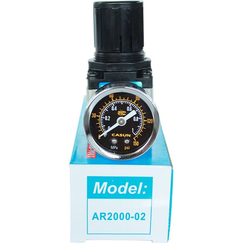 POWER - Regulador De Presión De Aire De ¼» Pequeño Red Neumática