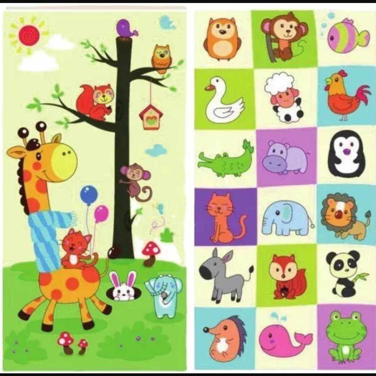 LANZURY IMPORTACIONES - Tapete Grande Plegable - Doble Faz Para Bebé 200x180 Cm