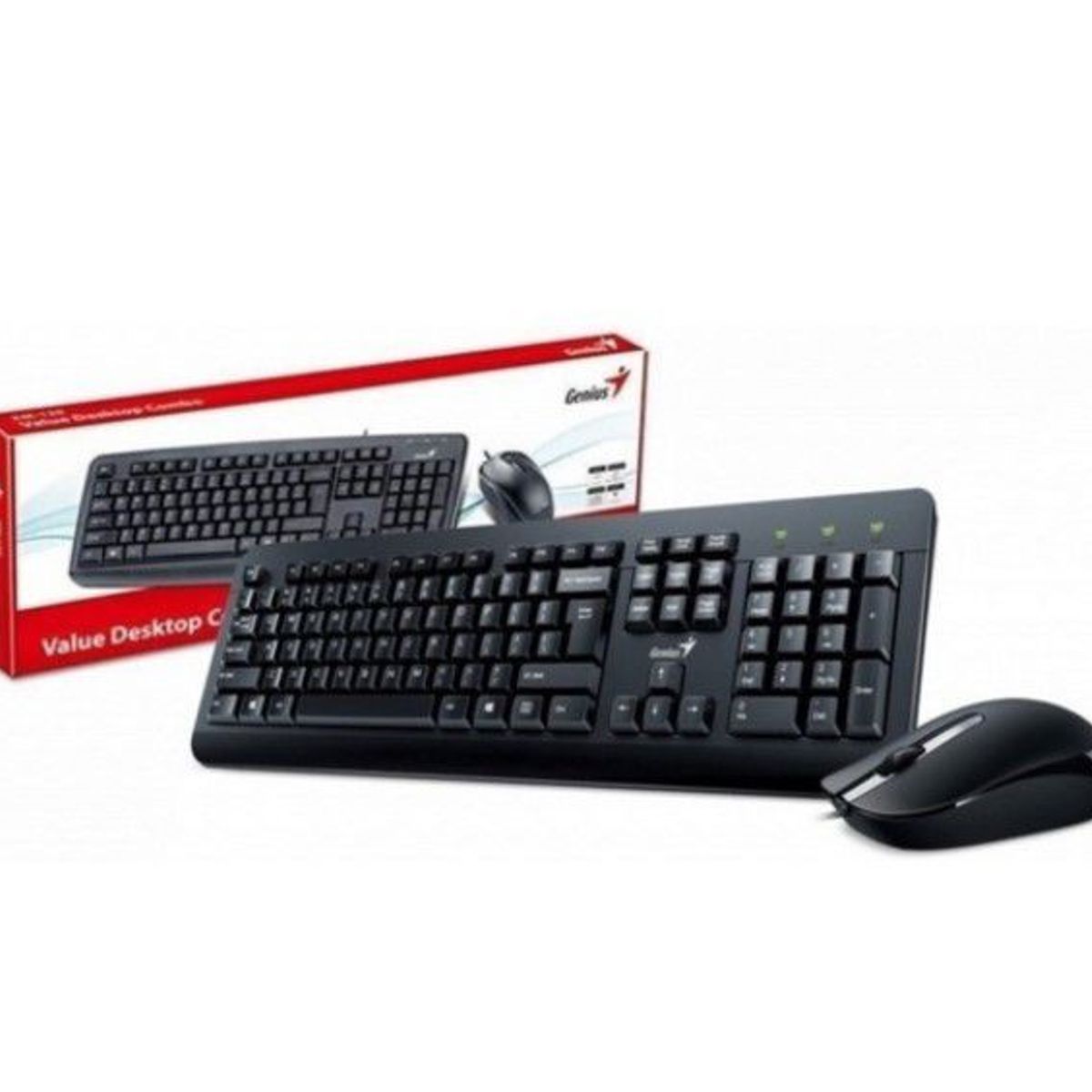GENIUS - COMBO MOUSE  TECLADO GENIUS KM-160 USB NEGRO