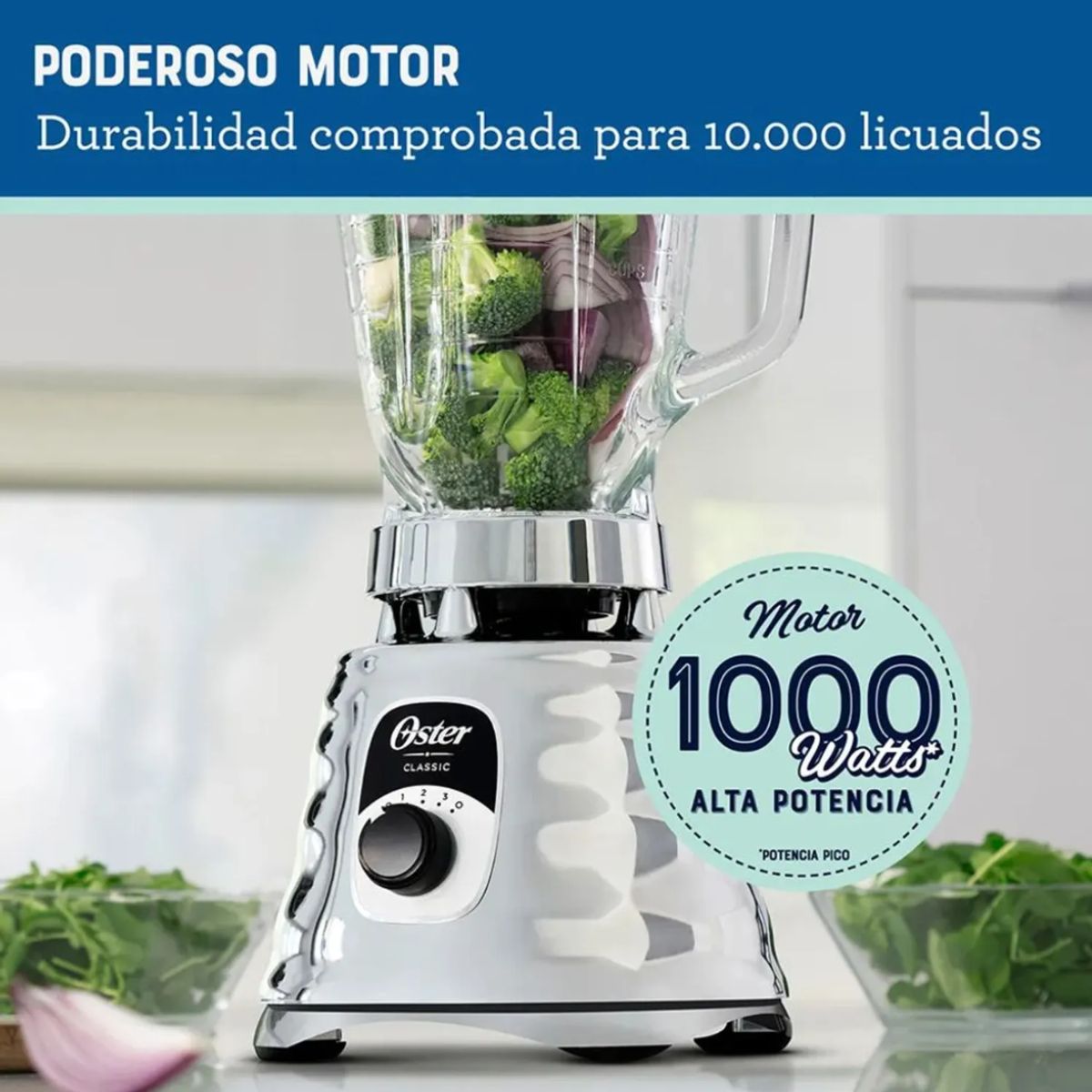 OSTER - Licuadora Oster® Clásica 3 Velocidades 1000W