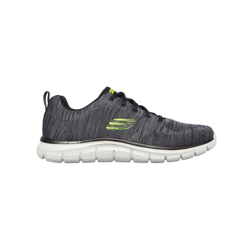 SKECHERS - Tenis Hombre Skechers Track Front Runner - Gris-Blanco