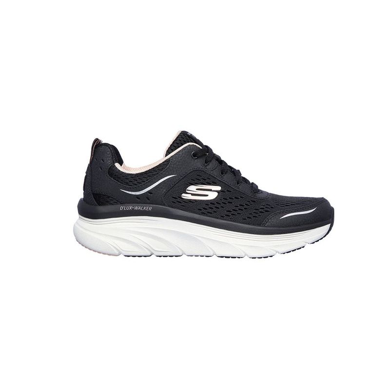 SKECHERS - Tenis Mujer Skechers D'Lux Walker - Negro-Blanco