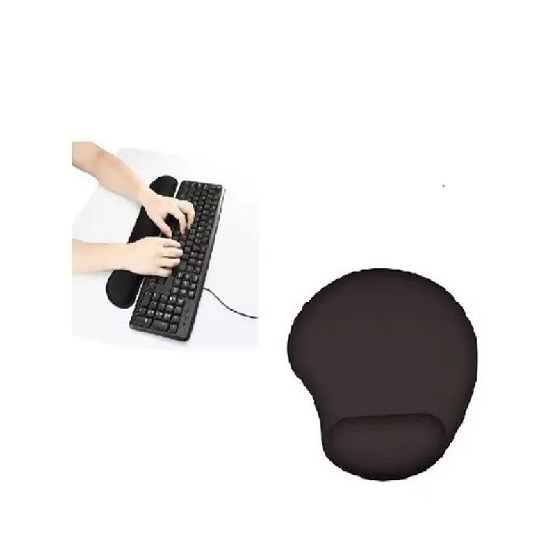 GENERICO - Practico Combo Descansa Brazo - Pad Mouse En Gel para oficina
