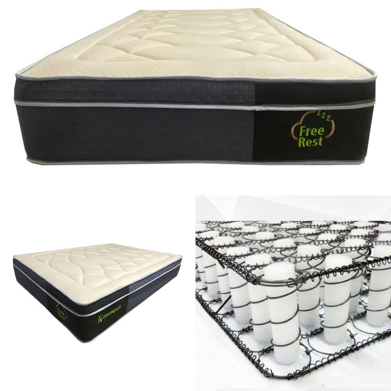 DORMIPUFF - Colchon Doble 140cm Free Rest Con Polly Bonell Dormipuff