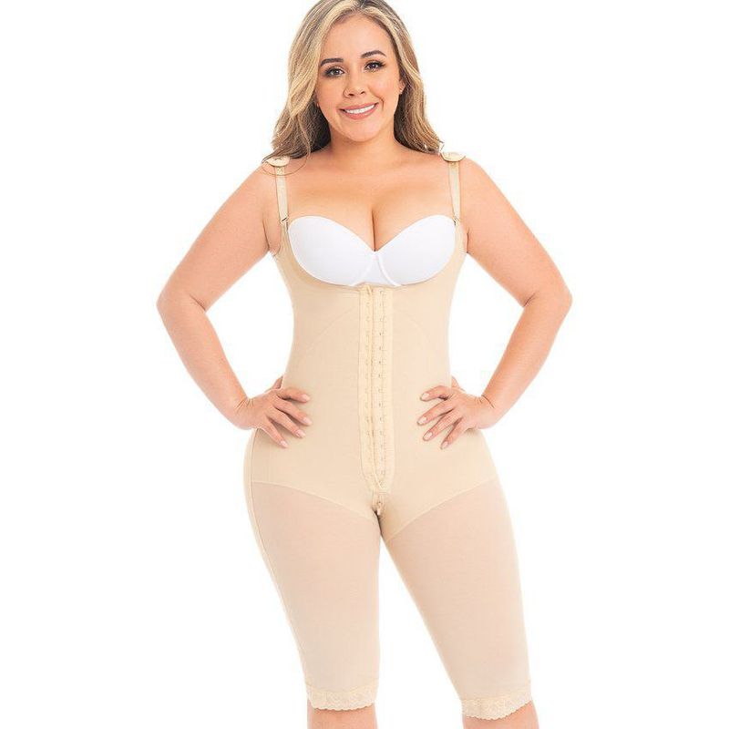 FAJAS MYD - Faja con refuerzo abdominal para mujer myd f0078 - beige