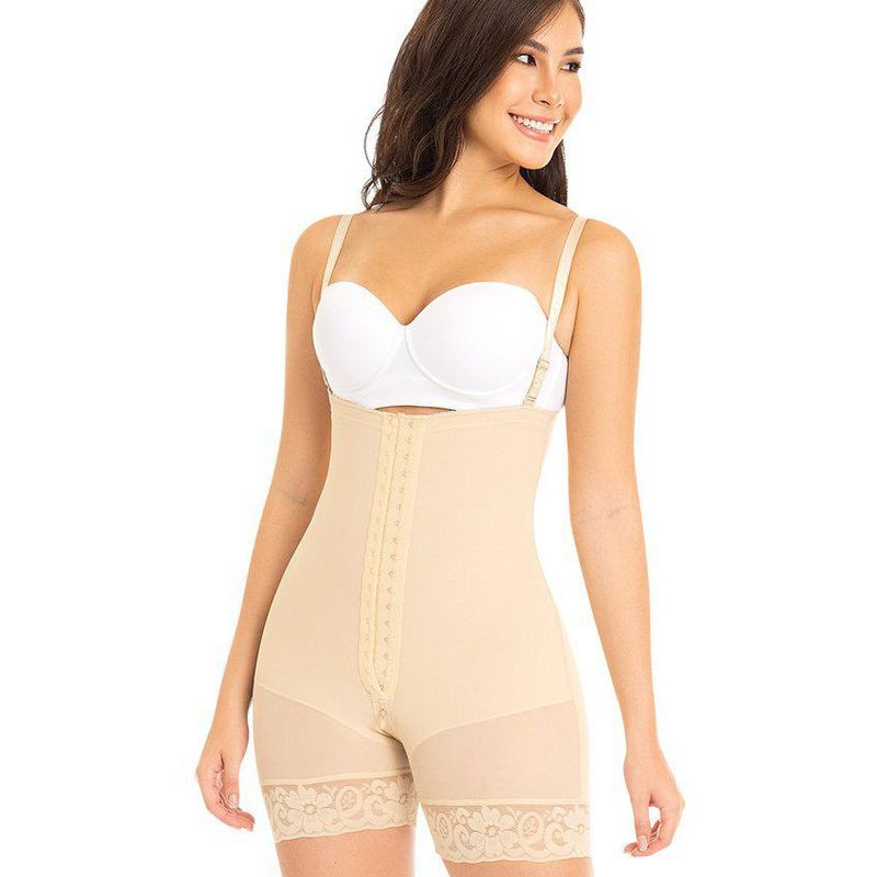 FAJAS MYD - Faja strapless para mujer myd f0066 - beige