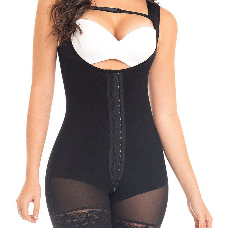 FAJAS MYD - Faja con cobertura en espalda para mujer myd f0065 - negro