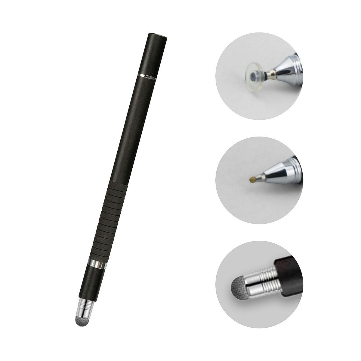 GENERICO - Lápiz Stylus Punta Fina Táctil Y Bolígrafo 3en1 Ipad tablet