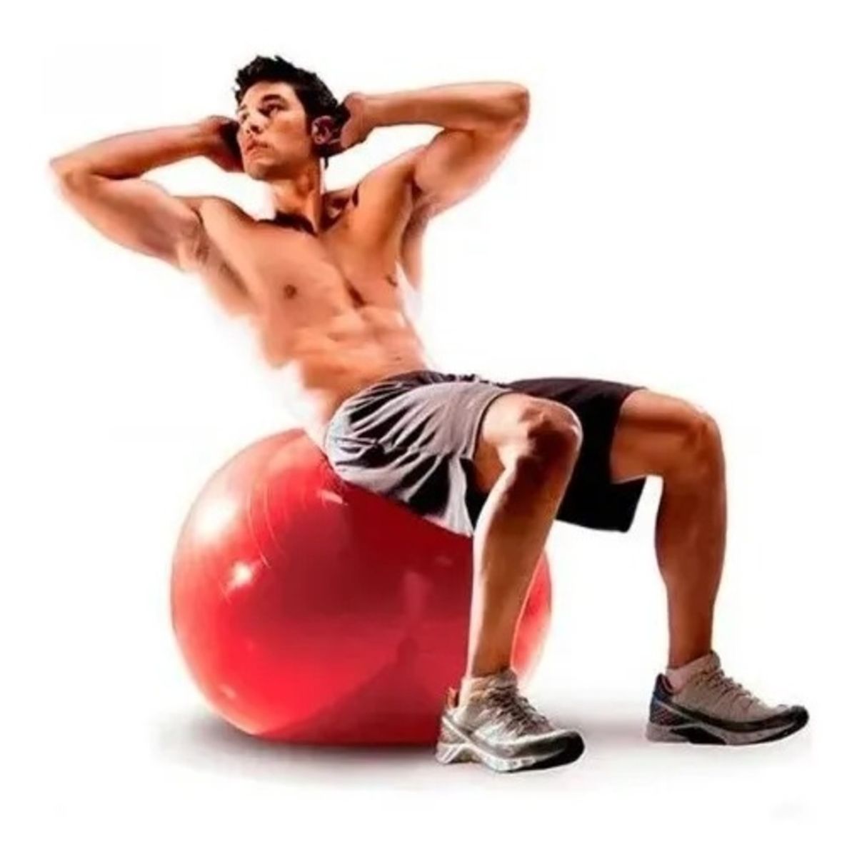 SPORT FITNESS - Bola Gimnasia 55cm Rojo