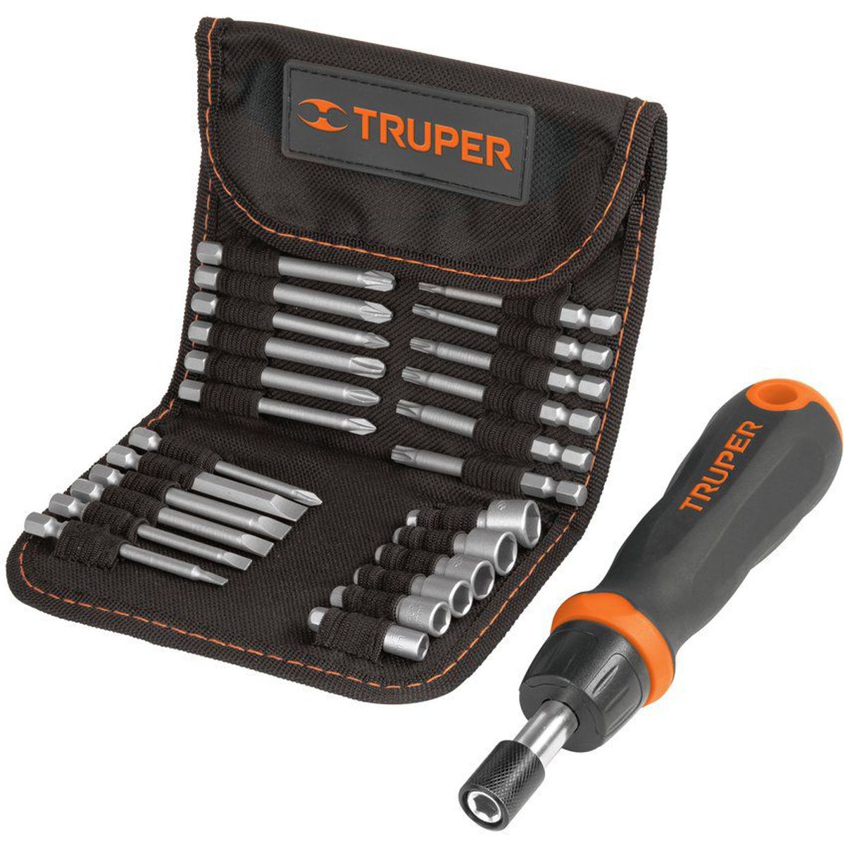 TRUPER - Destornillador ratchet 26 piezas truper 18219
