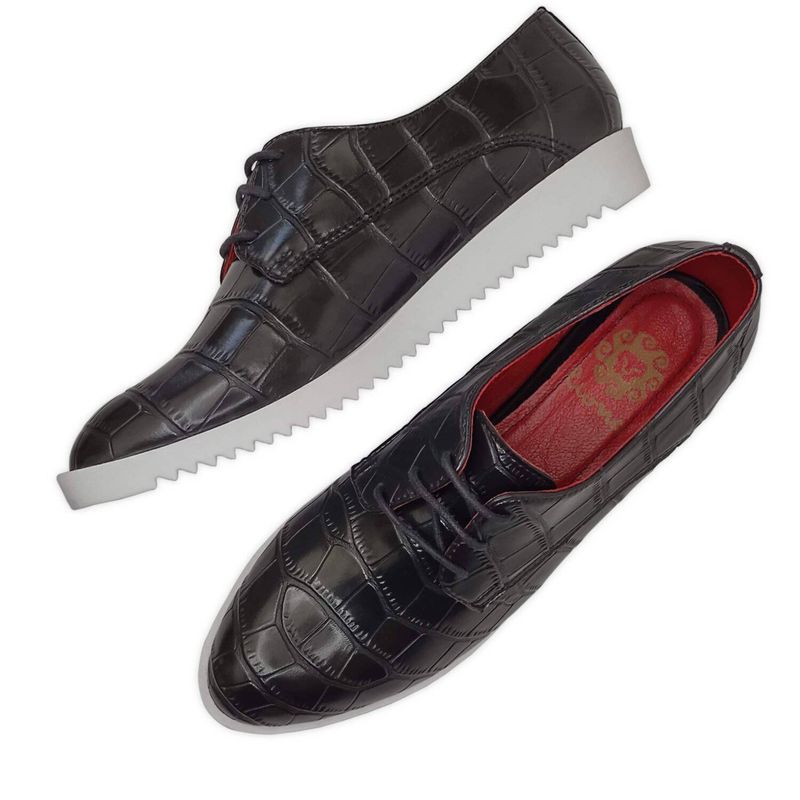 LIONA - Zapato casual mujer llona oxford florida negro