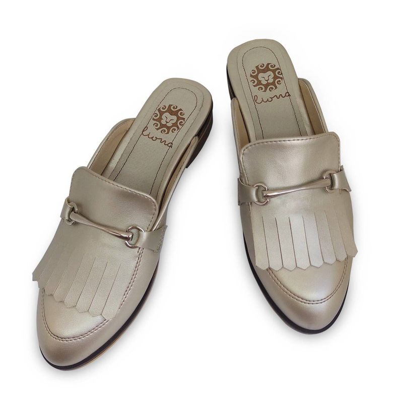 LIONA - Zapatos zuecos Liona mujer Verona plata