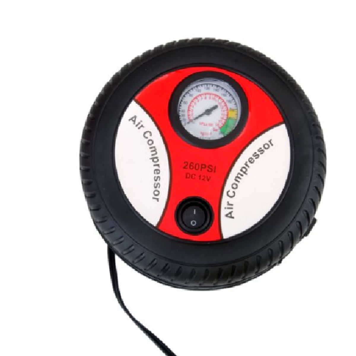 GENERICO - Mini Compresor Aire Llanta Inflador Neumaticos Portatil12 v