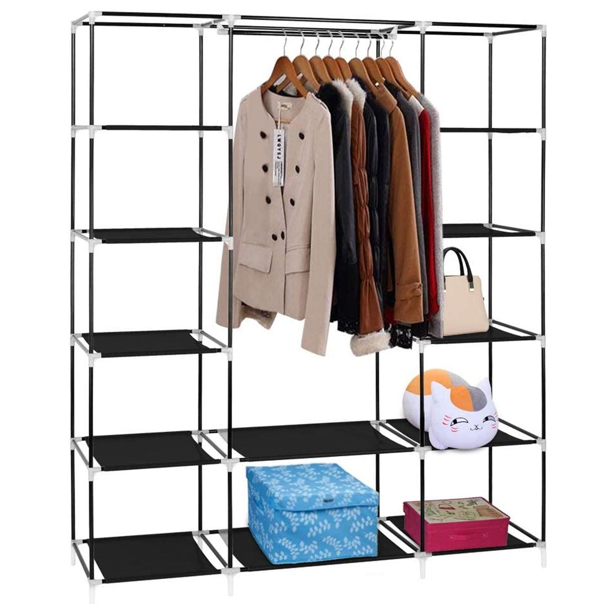 ONE PIXEL - Closet Armario Grande 175cm x 136cm x 45cm Tela Portatil