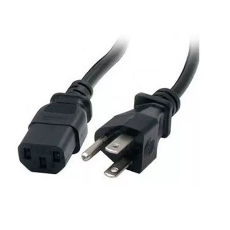 GENERICO - Cable De Poder Para Pc De 5 Metros