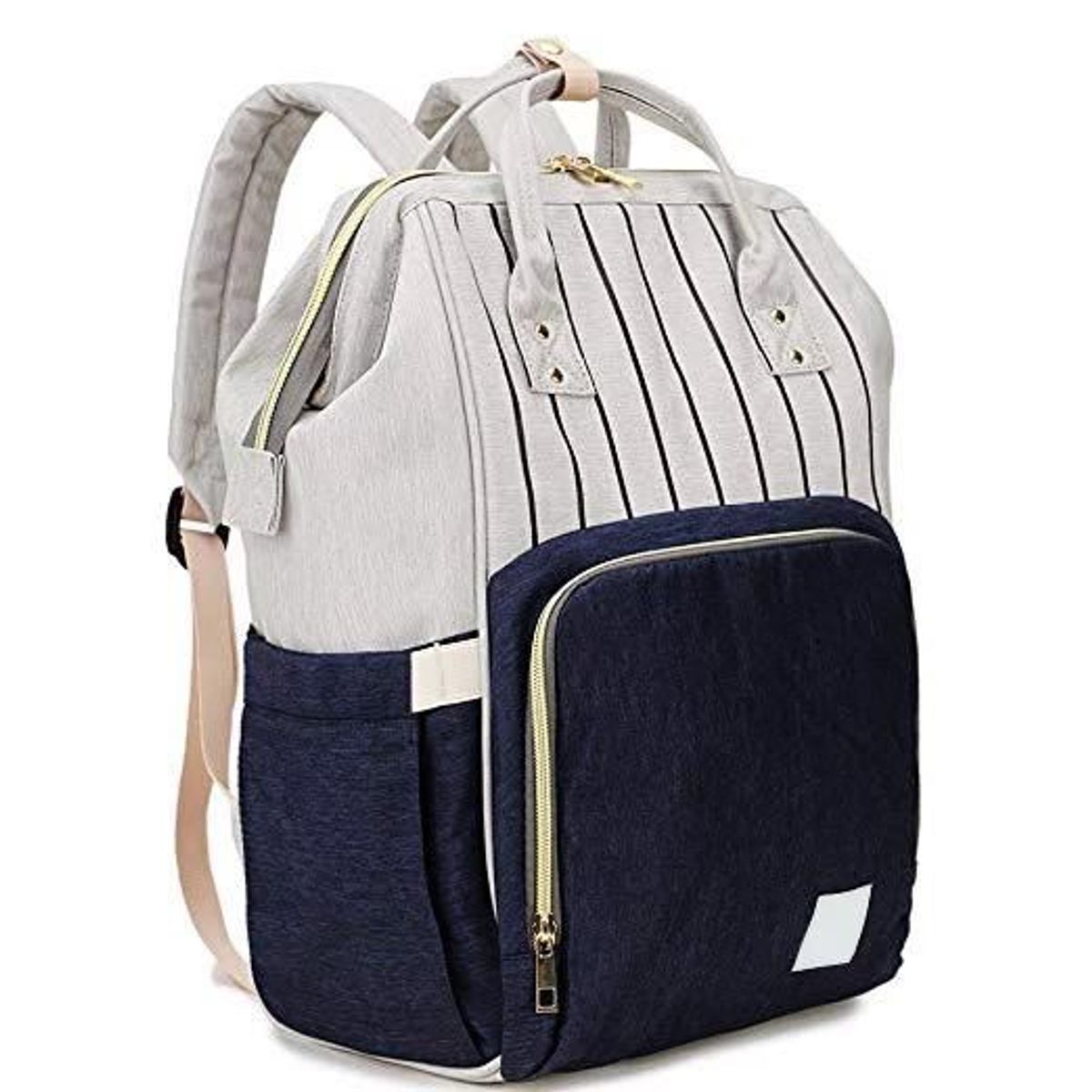 LANZURY IMPORTACIONES - Pañalera Tipo Morral Multiusos Para Bebe - AZUL OSCURO
