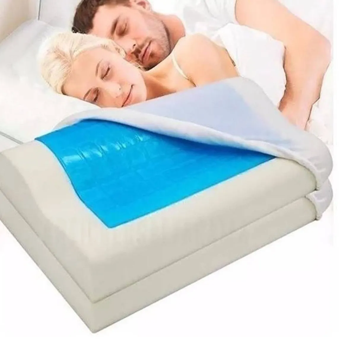 ONE PIXEL - Almohada Ortopedica Indeformable Sistema De Gel Cool