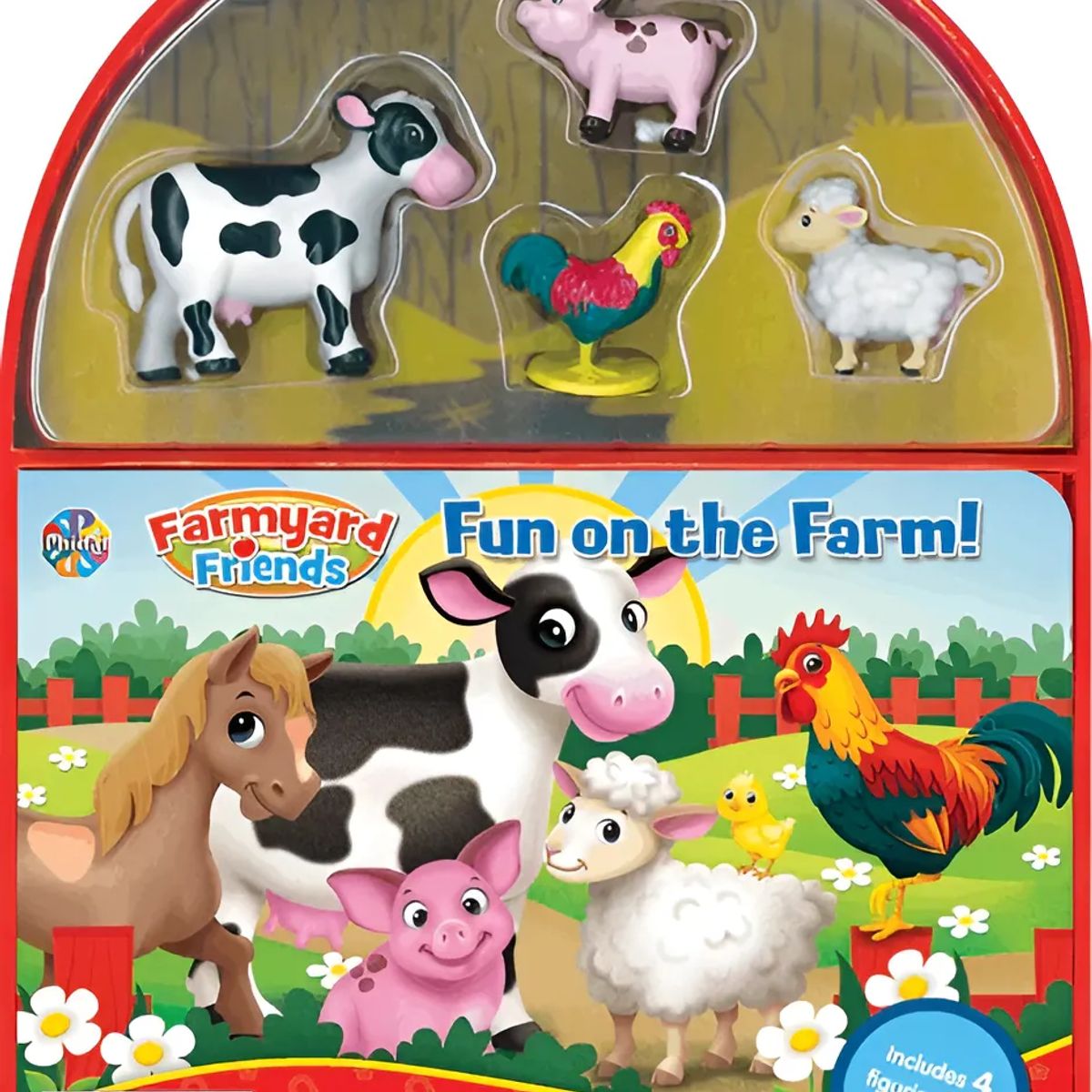 PENGUIN RANDOM HOUSE - Libro Para Niños Y Juego 2 En 1 Figuras La Granja Animales