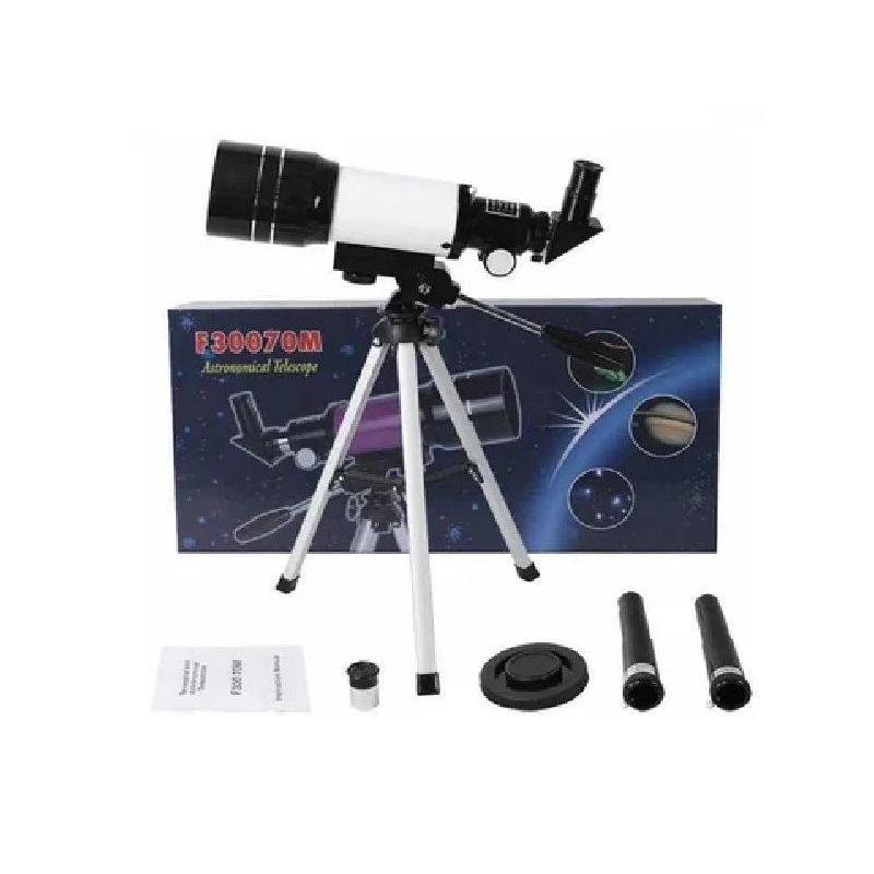 GENERICO - Telescopio Refractario 70 Mm Con Soporte Celular Y Control