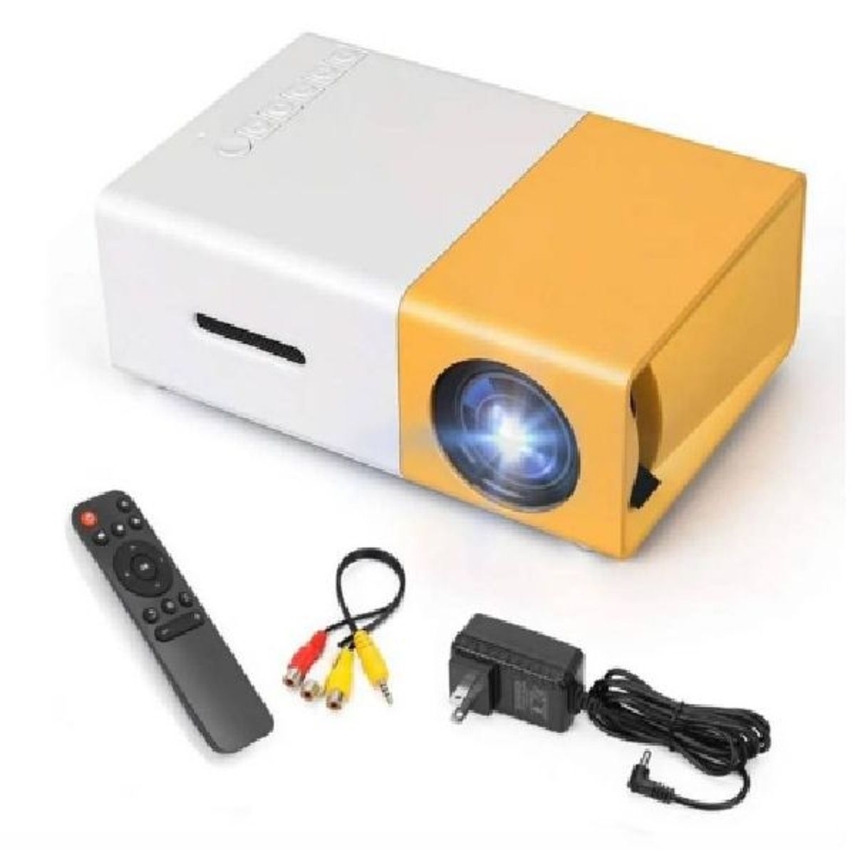 GENERICO - Mini proyector LED Video Beam 600 Lumens Yg300