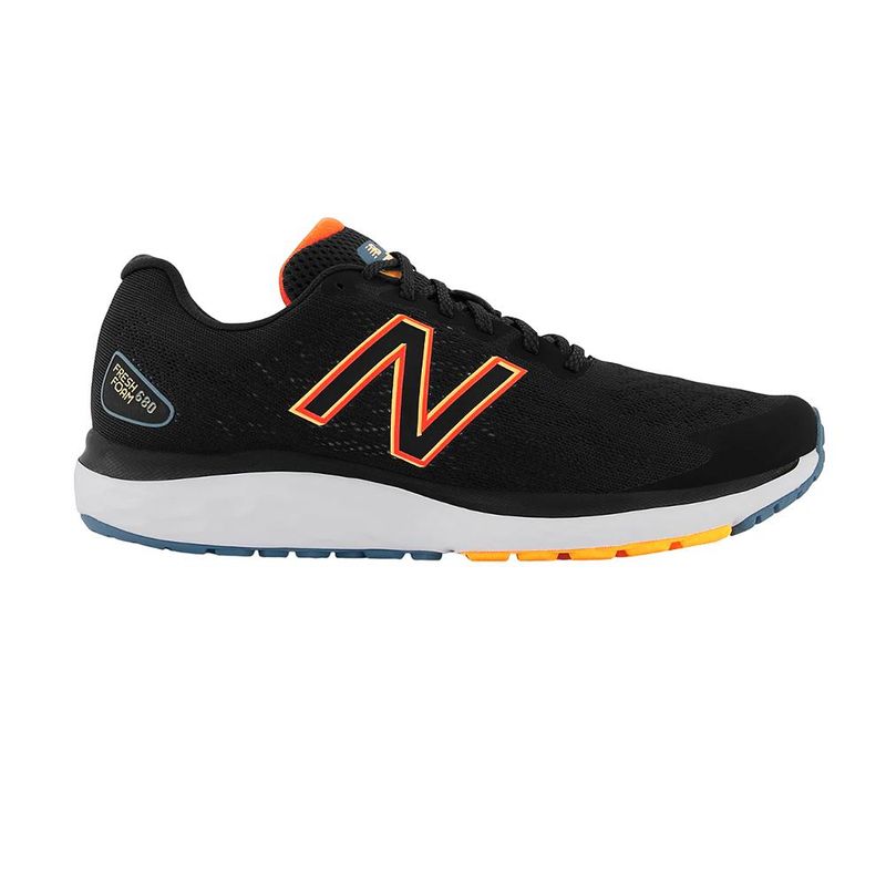 NEW BALANCE - Tenis New Balance Fresh Foam 680 V7-Negro/Naranja