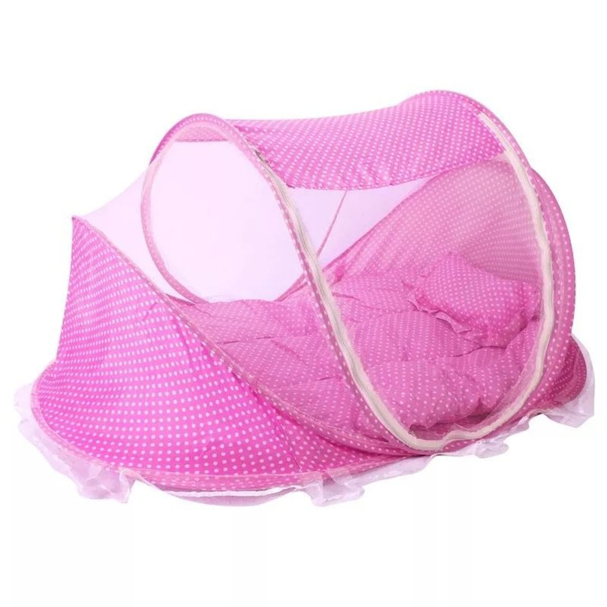 JON DI GROUP SAS - Cuna Mosquitero para Bebe Plegable Musical - Rosado