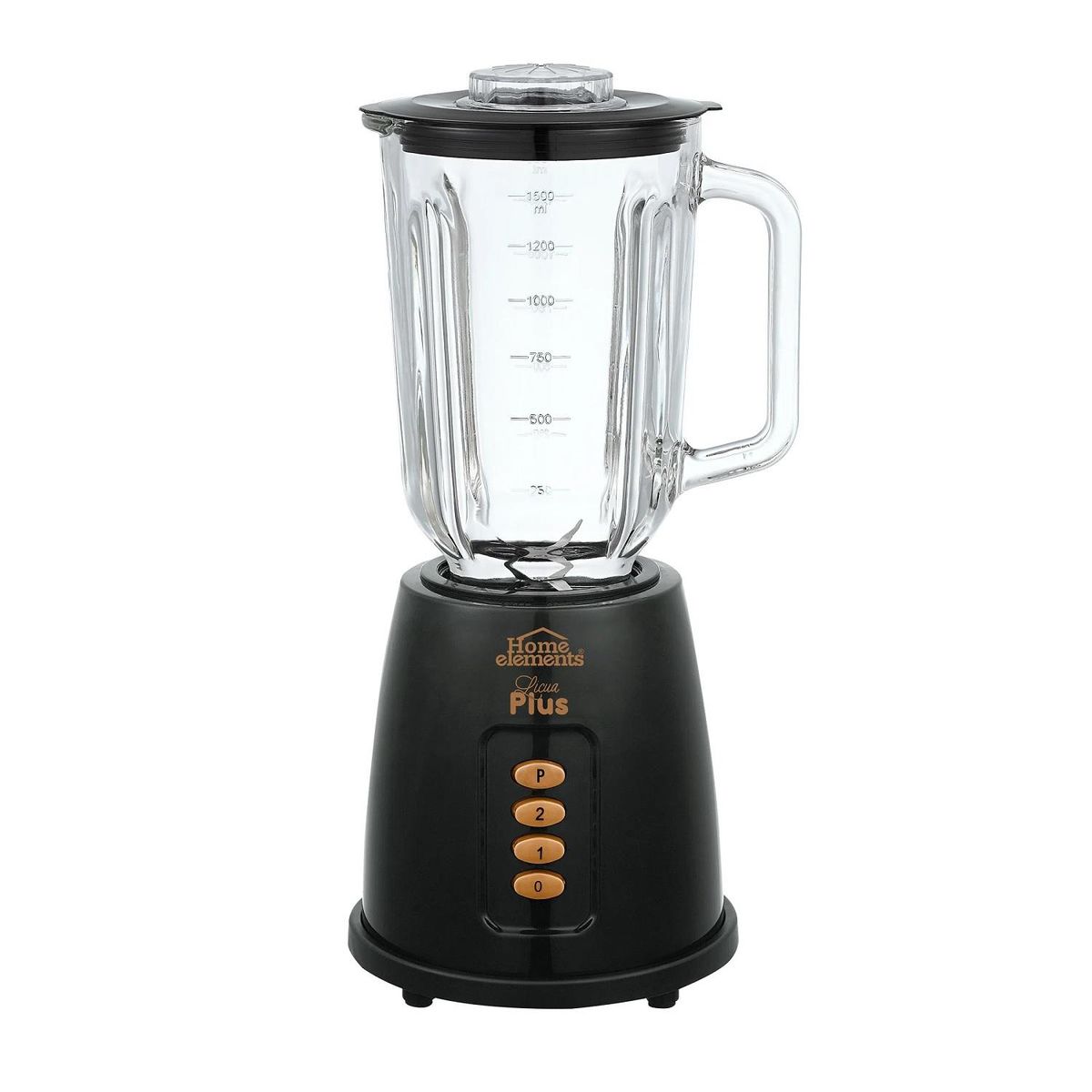 HOME ELEMENTS - Licuadora Home Elements 4819NC 1.5L 450W Negro
