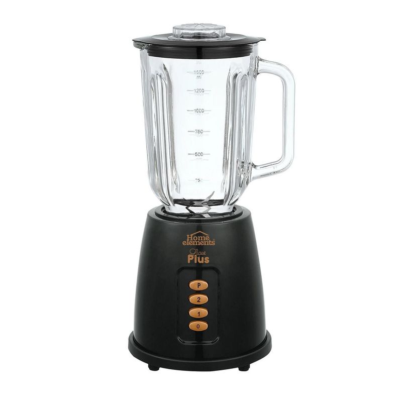 HOME ELEMENTS - Licuadora Home Elements 4819NC 1.5L 450W Negro