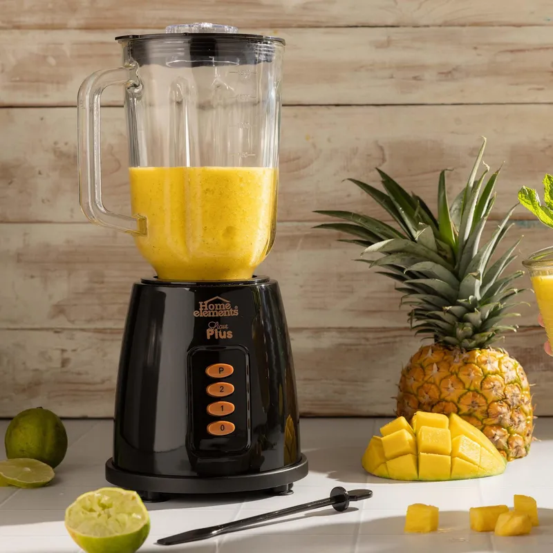 Vaso Plastico Licuadora Home Elements Vaso De Vidrio Litros