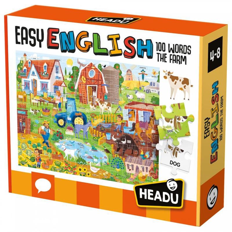 JUGANDO Y EDUCANDO - Rompecabezas Montessori Aprende Ingles La Granja Didáctico