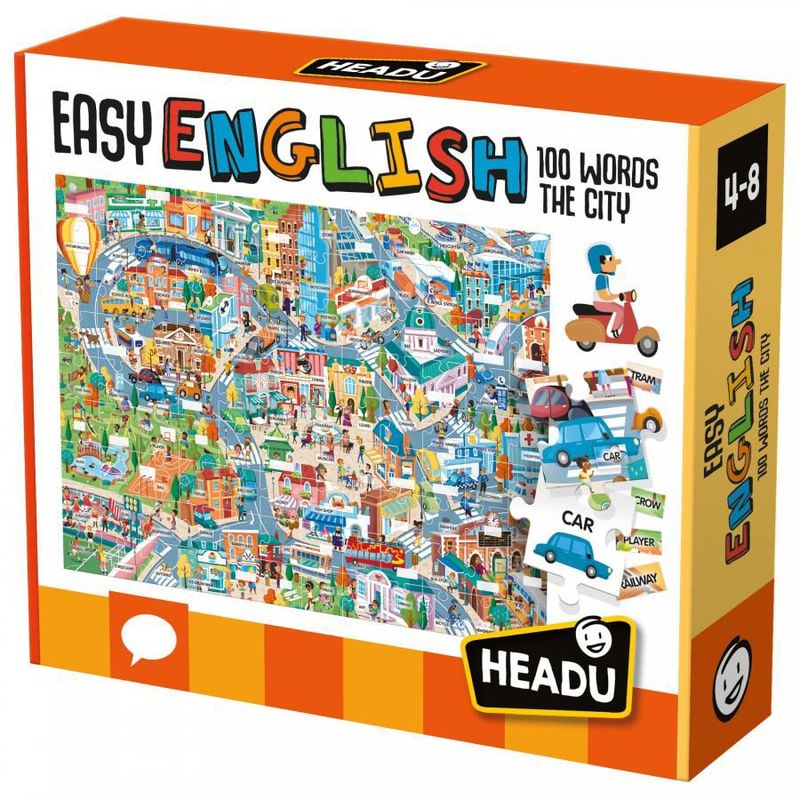 JUGANDO Y EDUCANDO - Rompecabezas Montessori Aprende Ingles La Ciudad Didáctico