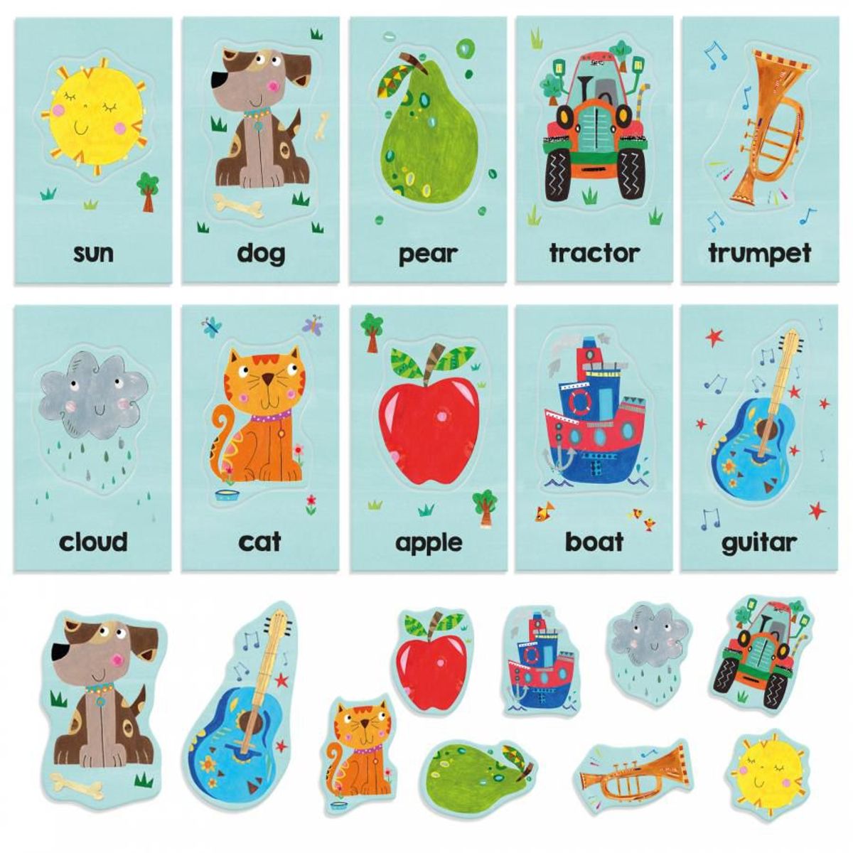 JUGANDO Y EDUCANDO - Juego Tarjetas Didácticas Montessori Para Bebes Niños Niñas