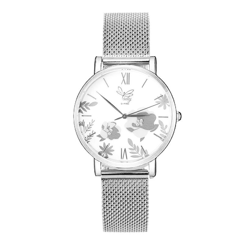 GFORCE - Reloj G-force Original L-624 Flowers Dama Acero  Estuche