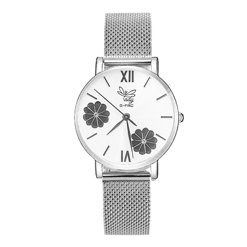 GFORCE - Reloj G-force Original L-620 Flores Dama Acero  Estuche